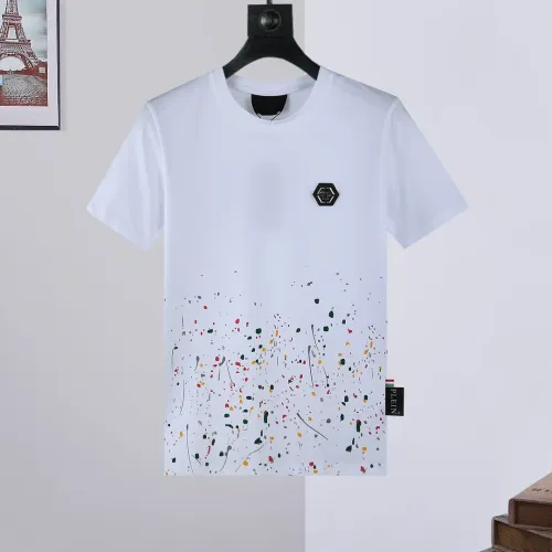 Wholesale Philipp Plein PP T-Shirts Short Sleeved For Men #1450010 $27.00 USD, Wholesale Quality Replica Philipp Plein PP T-Shirts