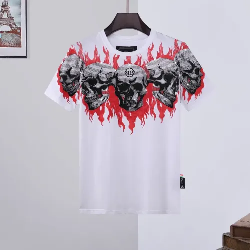 Wholesale Philipp Plein PP T-Shirts Short Sleeved For Men #1450016 $27.00 USD, Wholesale Quality Replica Philipp Plein PP T-Shirts