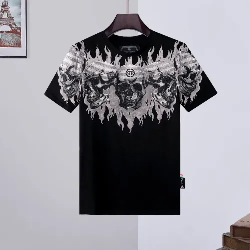 Wholesale Philipp Plein PP T-Shirts Short Sleeved For Men #1450017 $27.00 USD, Wholesale Quality Replica Philipp Plein PP T-Shirts