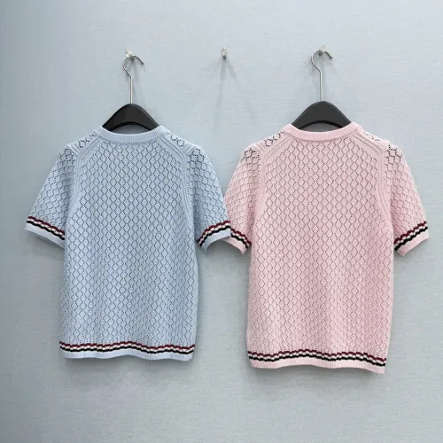 Replica Thom Browne TB T-Shirts Short Sleeved For Women #1450018 $76.00 USD for Wholesale