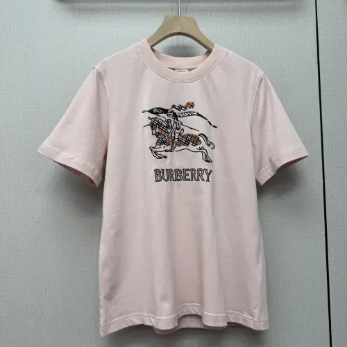 Wholesale Burberry T-Shirts Short Sleeved For Women #1450022 $76.00 USD, Wholesale Quality Replica Burberry T-Shirts