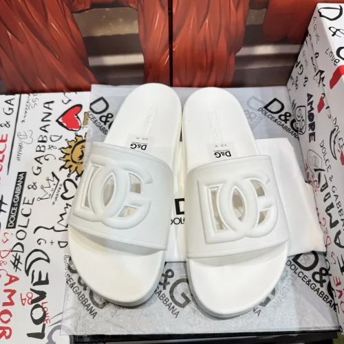 Wholesale Dolce &amp; Gabbana D&amp;G Slippers For Men #1450029 $52.00 USD, Wholesale Quality Replica Dolce &amp; Gabbana D&amp;G Slippers