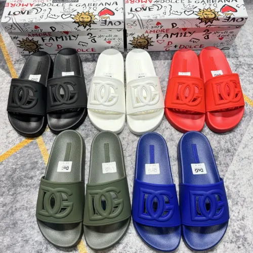 Replica Dolce & Gabbana D&G Slippers For Men #1450029 $52.00 USD for Wholesale