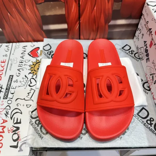 Wholesale Dolce &amp; Gabbana D&amp;G Slippers For Men #1450030 $52.00 USD, Wholesale Quality Replica Dolce &amp; Gabbana D&amp;G Slippers
