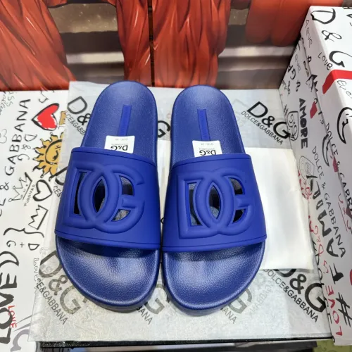 Wholesale Dolce &amp; Gabbana D&amp;G Slippers For Men #1450032 $52.00 USD, Wholesale Quality Replica Dolce &amp; Gabbana D&amp;G Slippers
