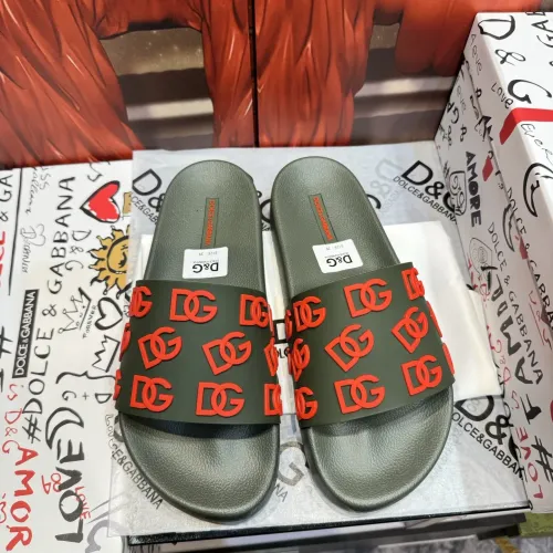 Wholesale Dolce &amp; Gabbana D&amp;G Slippers For Men #1450035 $52.00 USD, Wholesale Quality Replica Dolce &amp; Gabbana D&amp;G Slippers