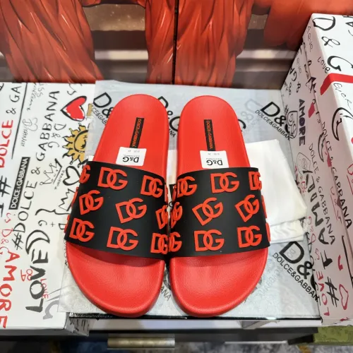 Wholesale Dolce &amp; Gabbana D&amp;G Slippers For Men #1450038 $52.00 USD, Wholesale Quality Replica Dolce &amp; Gabbana D&amp;G Slippers