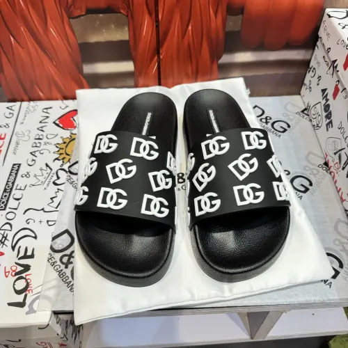 Wholesale Dolce &amp; Gabbana D&amp;G Slippers For Men #1450042 $52.00 USD, Wholesale Quality Replica Dolce &amp; Gabbana D&amp;G Slippers