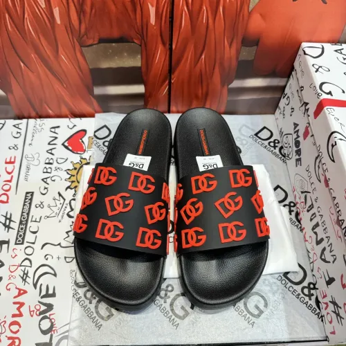Wholesale Dolce &amp; Gabbana D&amp;G Slippers For Men #1450044 $52.00 USD, Wholesale Quality Replica Dolce &amp; Gabbana D&amp;G Slippers