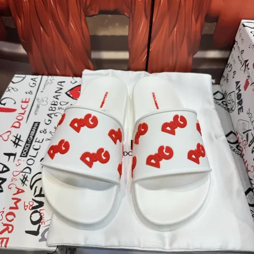 Wholesale Dolce &amp; Gabbana D&amp;G Slippers For Men #1450045 $52.00 USD, Wholesale Quality Replica Dolce &amp; Gabbana D&amp;G Slippers