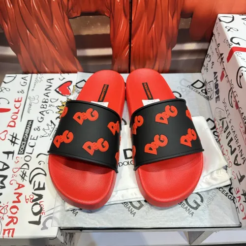 Wholesale Dolce &amp; Gabbana D&amp;G Slippers For Men #1450051 $52.00 USD, Wholesale Quality Replica Dolce &amp; Gabbana D&amp;G Slippers