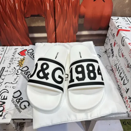 Wholesale Dolce &amp; Gabbana D&amp;G Slippers For Men #1450071 $52.00 USD, Wholesale Quality Replica Dolce &amp; Gabbana D&amp;G Slippers