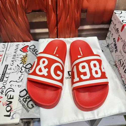 Wholesale Dolce &amp; Gabbana D&amp;G Slippers For Men #1450072 $52.00 USD, Wholesale Quality Replica Dolce &amp; Gabbana D&amp;G Slippers