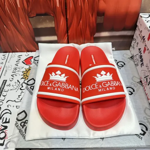Wholesale Dolce &amp; Gabbana D&amp;G Slippers For Men #1450077 $52.00 USD, Wholesale Quality Replica Dolce &amp; Gabbana D&amp;G Slippers