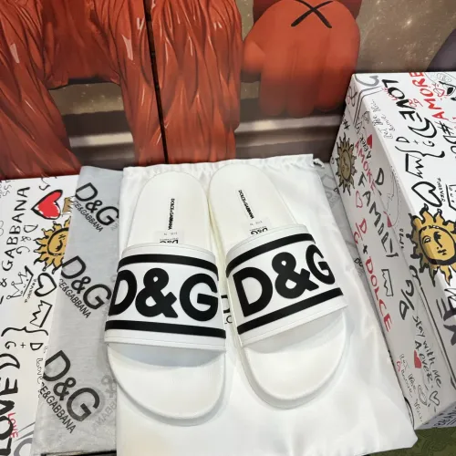 Wholesale Dolce &amp; Gabbana D&amp;G Slippers For Men #1450081 $52.00 USD, Wholesale Quality Replica Dolce &amp; Gabbana D&amp;G Slippers