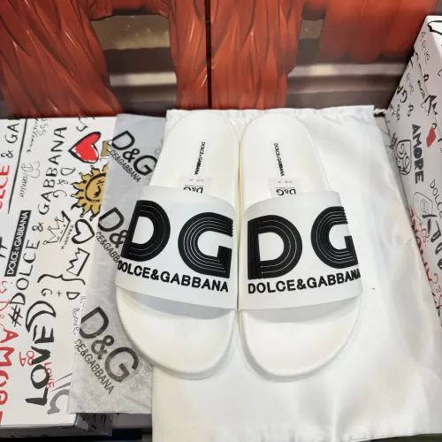 Wholesale Dolce &amp; Gabbana D&amp;G Slippers For Men #1450087 $52.00 USD, Wholesale Quality Replica Dolce &amp; Gabbana D&amp;G Slippers