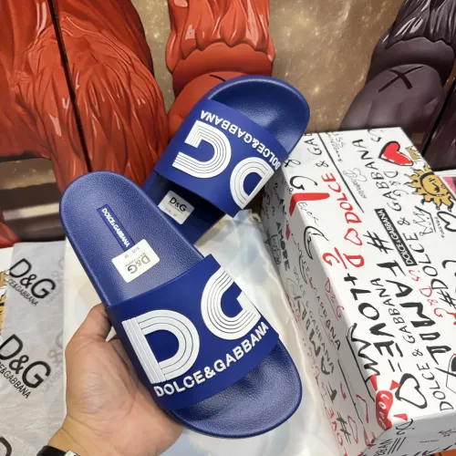 Replica Dolce & Gabbana D&G Slippers For Men #1450090 $52.00 USD for Wholesale