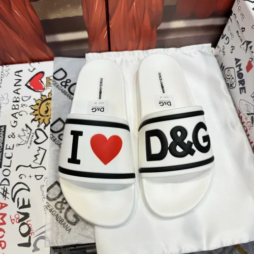 Wholesale Dolce &amp; Gabbana D&amp;G Slippers For Men #1450092 $52.00 USD, Wholesale Quality Replica Dolce &amp; Gabbana D&amp;G Slippers