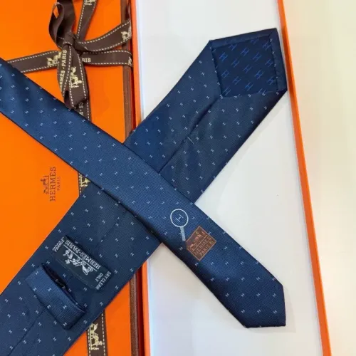 Replica Hermes Necktie For Men #1450173 $32.00 USD for Wholesale