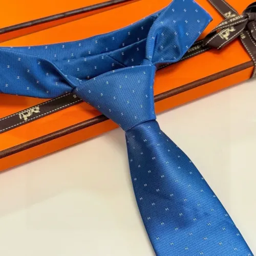 Replica Hermes Necktie For Men #1450176 $32.00 USD for Wholesale