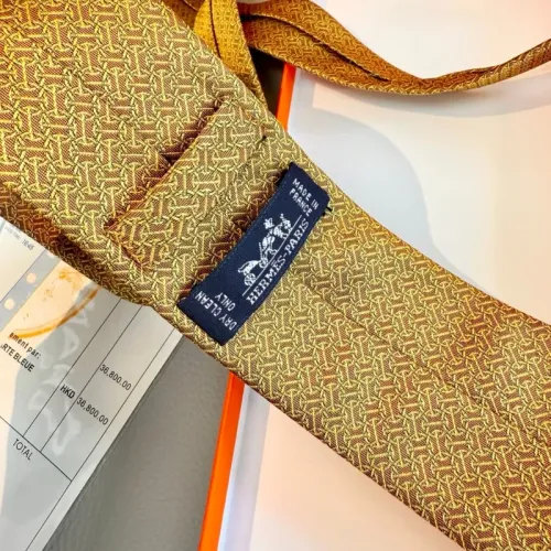 Replica Hermes Necktie For Men #1450177 $32.00 USD for Wholesale