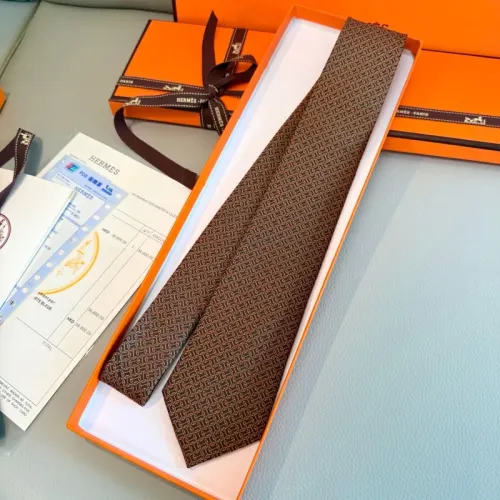 Replica Hermes Necktie For Men #1450179 $32.00 USD for Wholesale