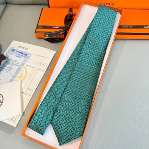 Replica Hermes Necktie For Men #1450180 $32.00 USD for Wholesale