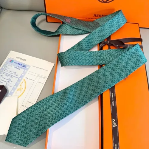 Replica Hermes Necktie For Men #1450180 $32.00 USD for Wholesale