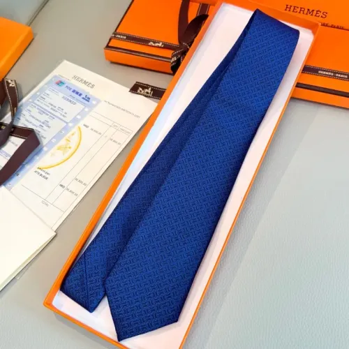 Replica Hermes Necktie For Men #1450181 $32.00 USD for Wholesale