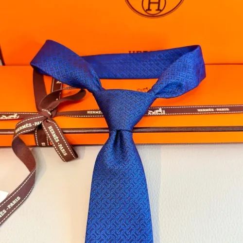 Replica Hermes Necktie For Men #1450181 $32.00 USD for Wholesale