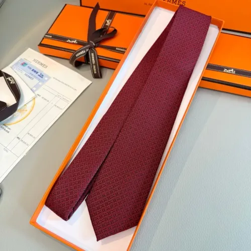 Replica Hermes Necktie For Men #1450182 $32.00 USD for Wholesale