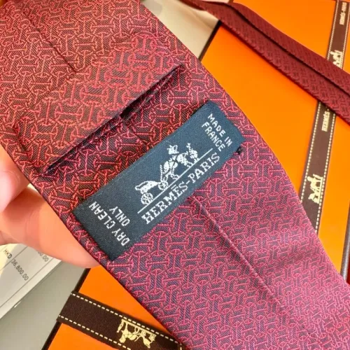 Replica Hermes Necktie For Men #1450182 $32.00 USD for Wholesale