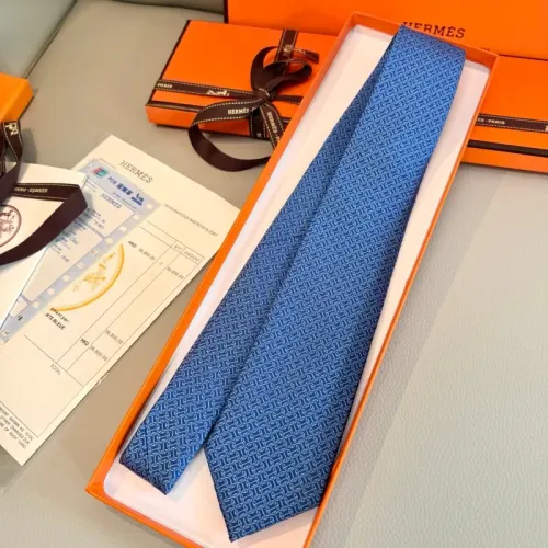 Replica Hermes Necktie For Men #1450183 $32.00 USD for Wholesale