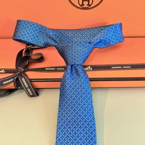 Replica Hermes Necktie For Men #1450183 $32.00 USD for Wholesale
