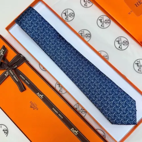 Replica Hermes Necktie For Men #1450185 $32.00 USD for Wholesale
