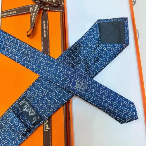Replica Hermes Necktie For Men #1450185 $32.00 USD for Wholesale