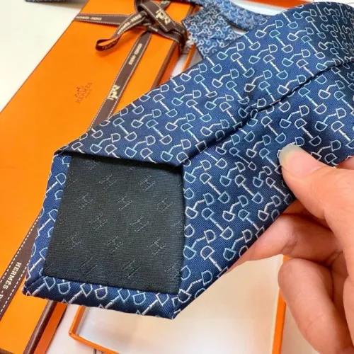 Replica Hermes Necktie For Men #1450185 $32.00 USD for Wholesale