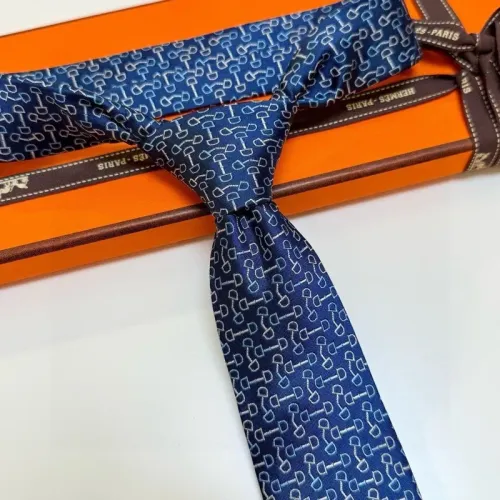Replica Hermes Necktie For Men #1450185 $32.00 USD for Wholesale