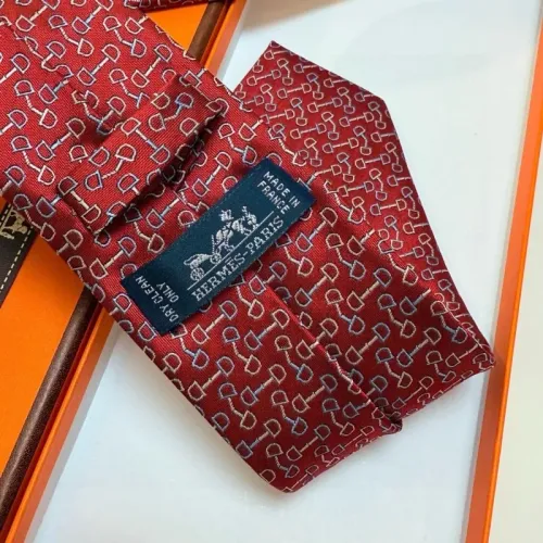 Replica Hermes Necktie For Men #1450186 $32.00 USD for Wholesale