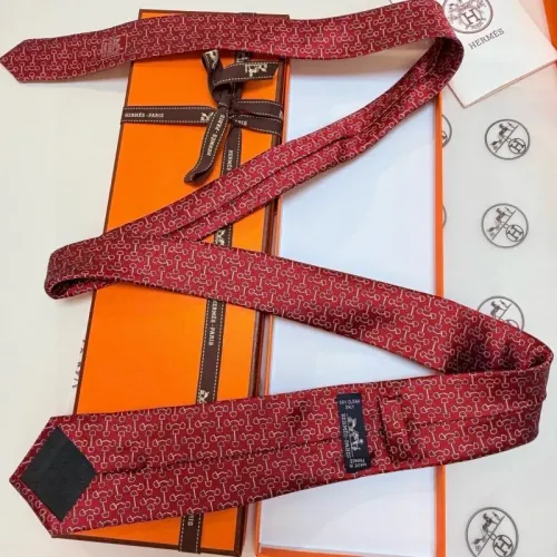 Replica Hermes Necktie For Men #1450186 $32.00 USD for Wholesale