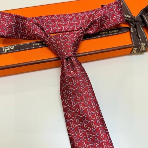 Replica Hermes Necktie For Men #1450186 $32.00 USD for Wholesale