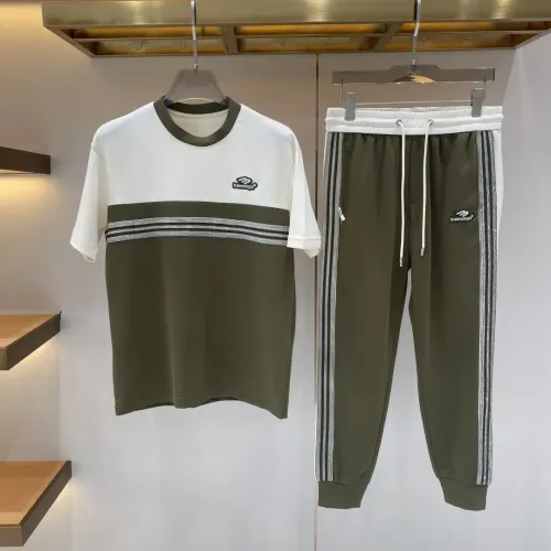 Wholesale Balenciaga Fashion Tracksuits Short Sleeved For Men #1450187 $98.00 USD, Wholesale Quality Replica Balenciaga Fashion Tracksuits