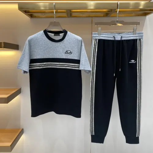 Wholesale Balenciaga Fashion Tracksuits Short Sleeved For Men #1450188 $98.00 USD, Wholesale Quality Replica Balenciaga Fashion Tracksuits
