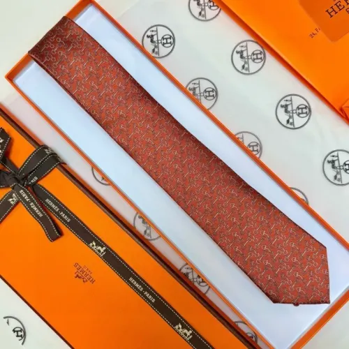 Replica Hermes Necktie For Men #1450189 $32.00 USD for Wholesale