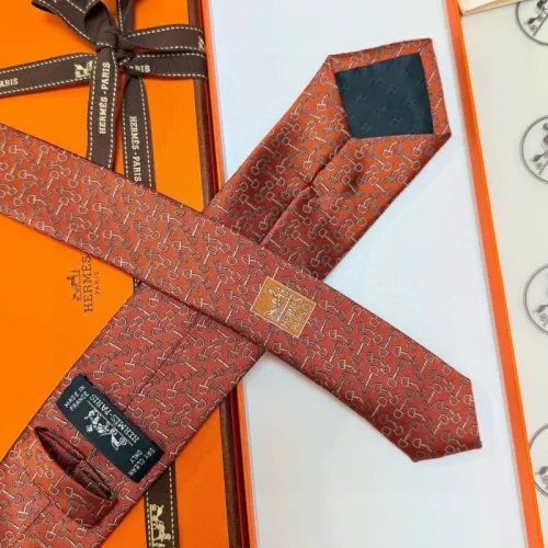 Replica Hermes Necktie For Men #1450189 $32.00 USD for Wholesale
