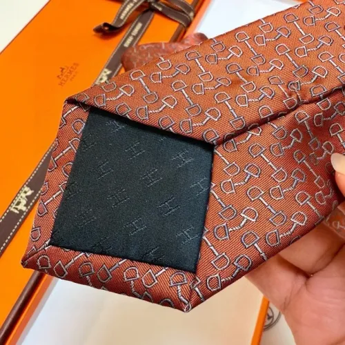Replica Hermes Necktie For Men #1450189 $32.00 USD for Wholesale