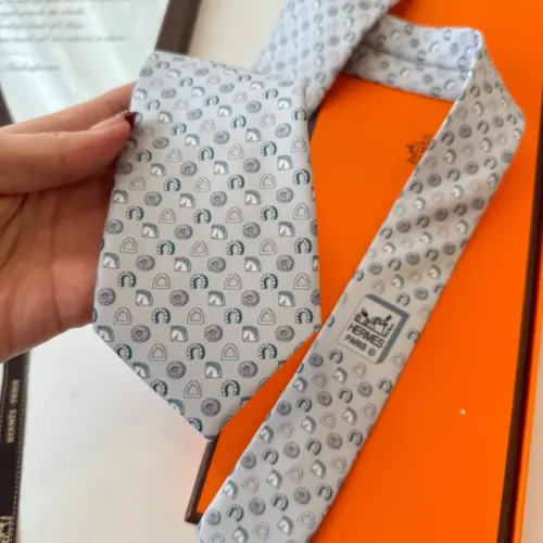 Replica Hermes Necktie For Men #1450190 $34.00 USD for Wholesale