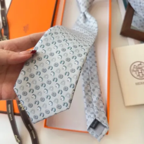 Replica Hermes Necktie For Men #1450190 $34.00 USD for Wholesale
