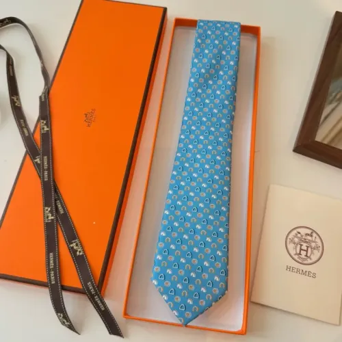 Replica Hermes Necktie For Men #1450194 $34.00 USD for Wholesale