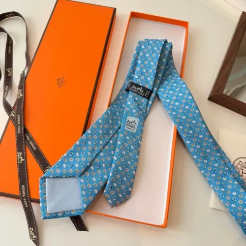 Replica Hermes Necktie For Men #1450194 $34.00 USD for Wholesale
